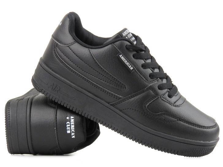 AMERICAN CLUB FH 57/23 Jugendsportschuh, schwarz