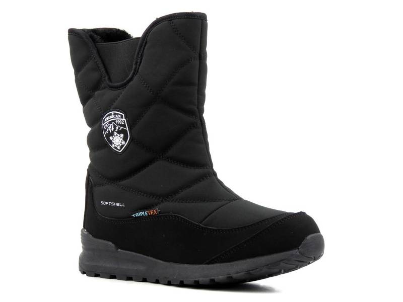 AMERICAN CLUB SN 22/21 Damen-Slip-on-Schneestiefel, Softshell und Tripletex