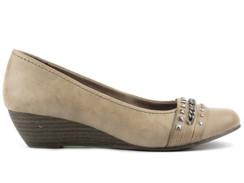 Beige Keilpumps - Marco Tozzi 22304