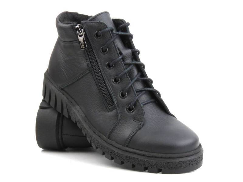 Bequeme Damenstiefelette - HELIOS Komfort 522, schwarz 6