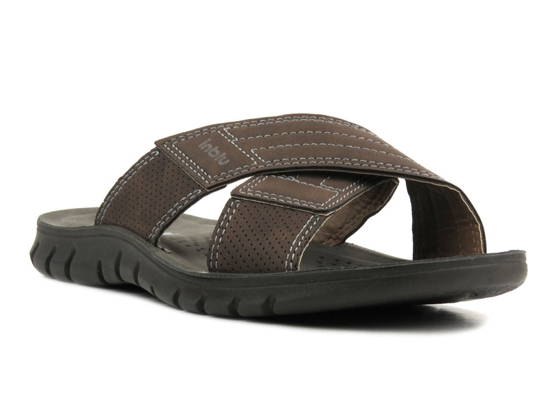 Bequeme Herren-Flip-Flops - INBLU LINCE, braun