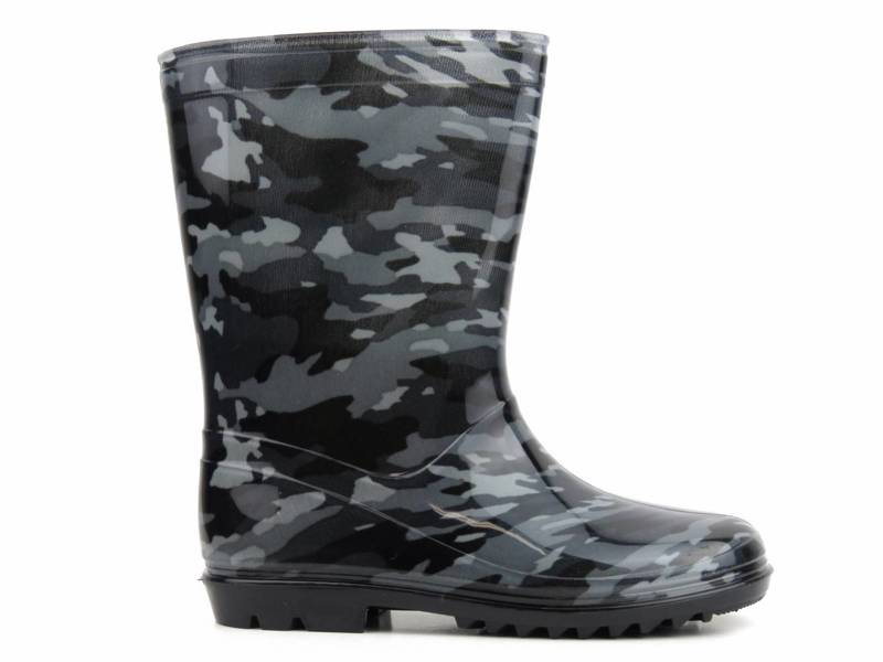 Camouflage-Gummistiefel für Kinder – AMERICAN CLUB KAL 10/22, grau