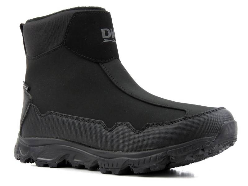 DK TECH SoftShell 2462 Herren-Schneestiefel, schwarz