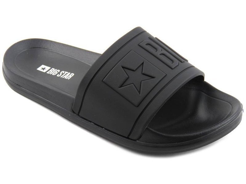 Damen-Flip-Flops mit dicker Sohle – Big Star DD274A271, schwarz