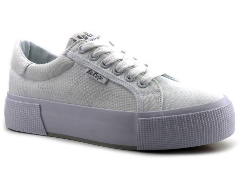 Damen-Plateau-Sneaker – Lee Cooper 21-31-0103L, weiß