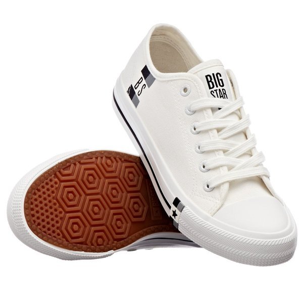 Damen-Sneaker, Big Star HH274109 Sportschuhe, weiß