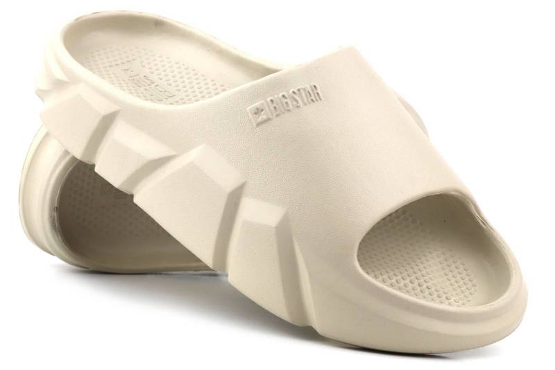 Damen-Sport-Flip-Flops mit dicker Sohle – Big Star LL274593, beige