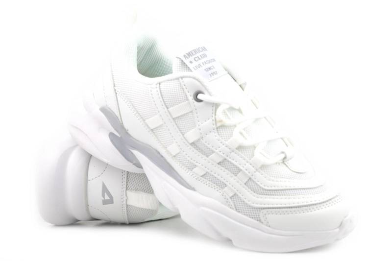 Damen-Sportschuhe, American Club FH 30/22 Sneakers, weiß