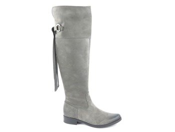 Damenstiefel, Musketierstiefel Kati 2233, grau