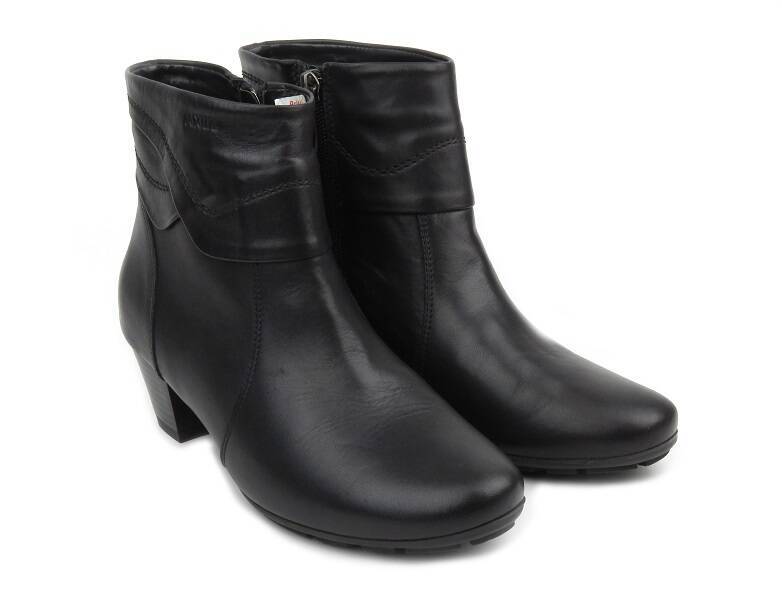 Elegante Damen-Stiefeletten mit hohem Absatz - AXEL 4148, schwarz