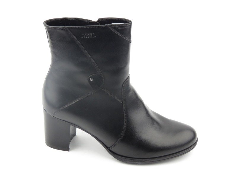 Elegante Damen-Stiefeletten mit hohem Absatz - AXEL 4326, schwarz