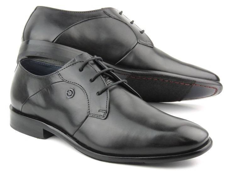 Elegante Herren-Lederschuhe - BUGATTI 311-A5Q06-1000, schwarz