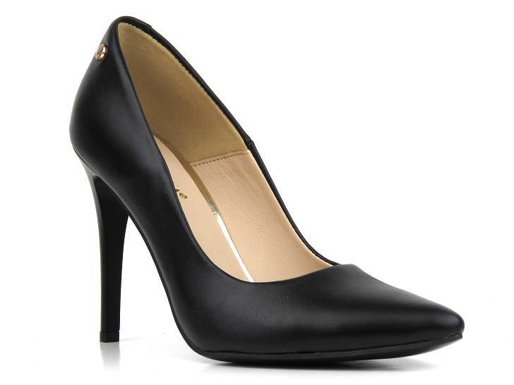 Elegante High Heels mit spitzer Spitze - Venezia 208 PELLE, schwarz