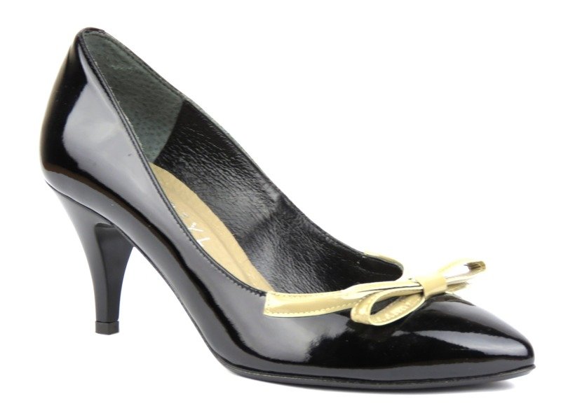 Elegante Pumps mit hohem Absatz - Kotyl 743/1, schwarz