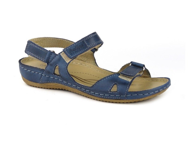 HELIOS Komfort 205 Damensandalen, Marineblau