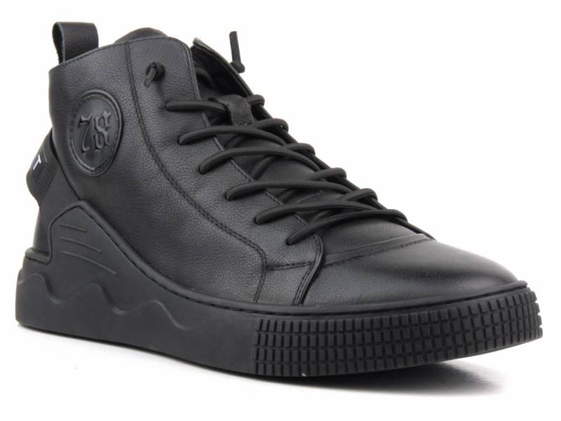 Herren-Sneaker, Sportschuhe - JOHN DOUBARE LD1951, schwarz