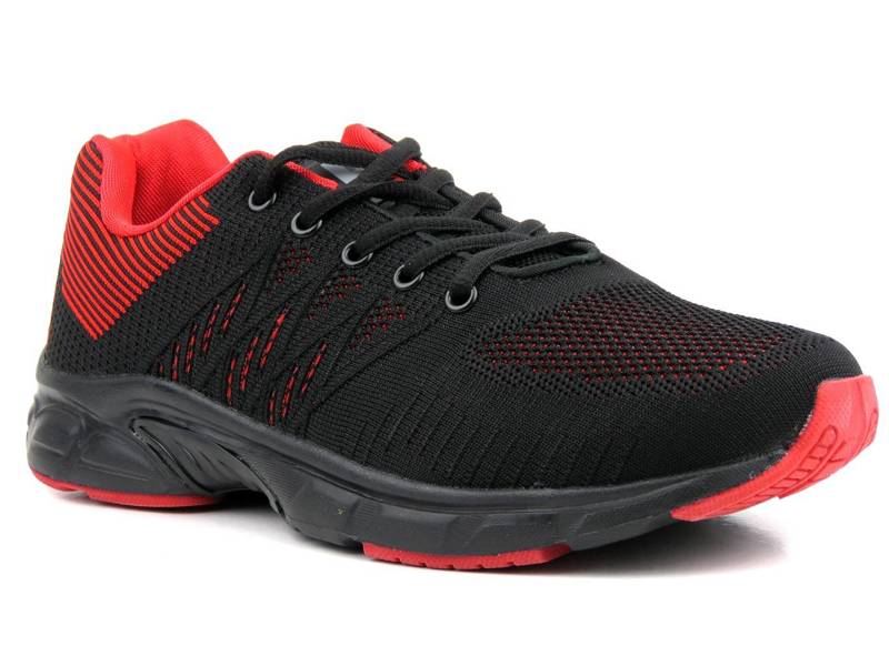 Herren-Sportschuhe, adidas DK SA3005, Schwarz und Rot