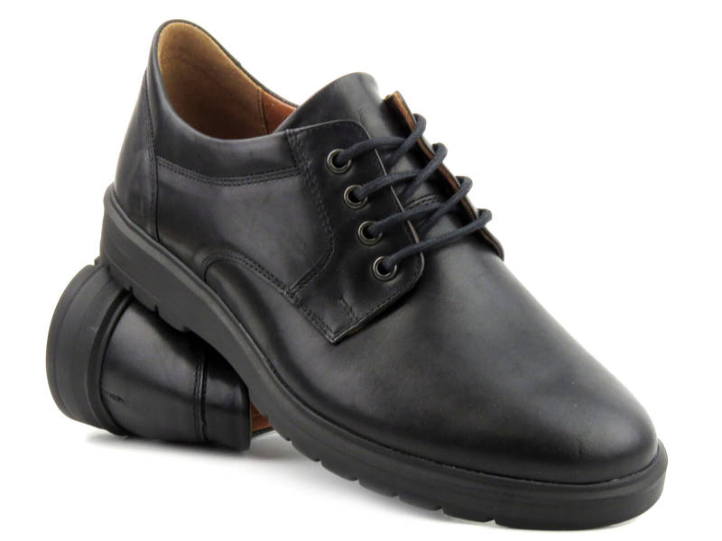 Herrenschuhe aus Naturleder - Tapi A-7399, schwarz