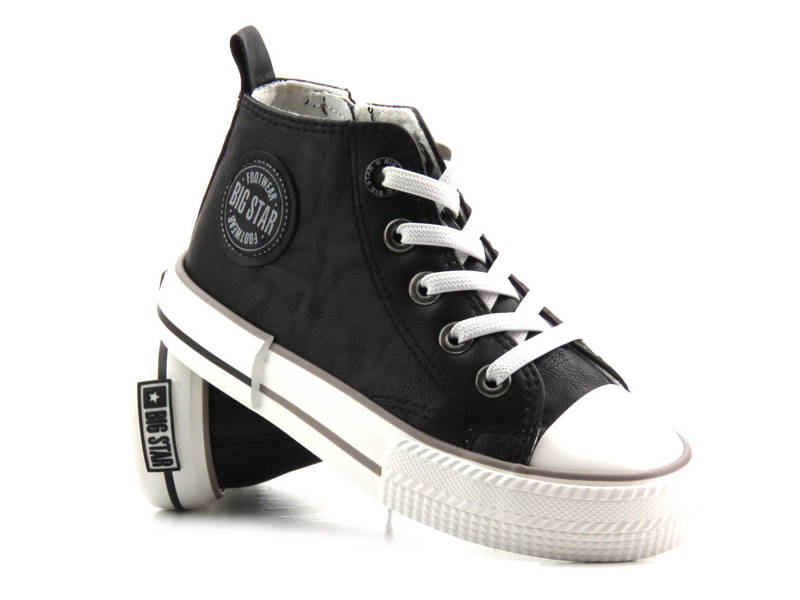 High-Top-Sneaker für Kinder – BIG STAR II374003, schwarz