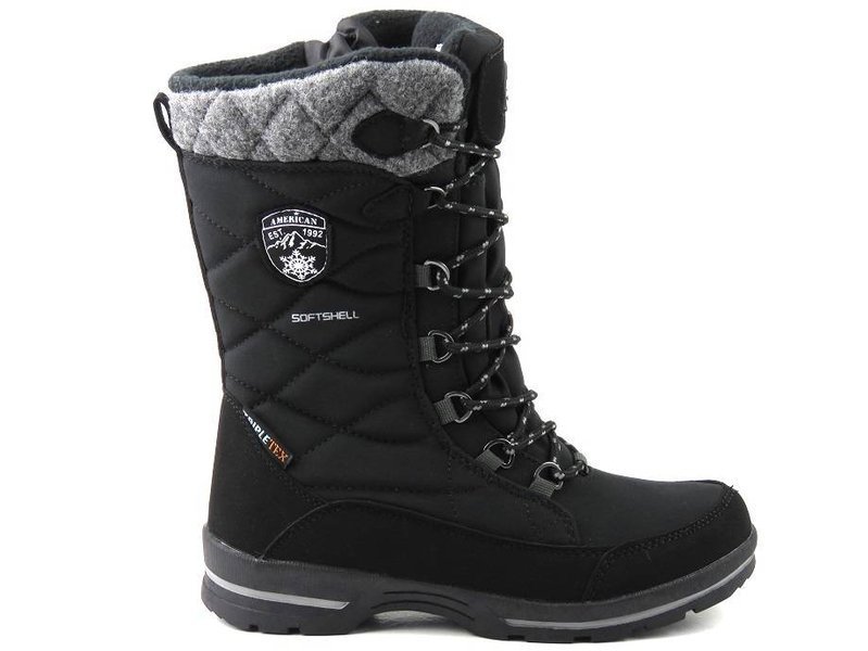 Hohe Damen-Schneestiefel mit Membran - AMERICAN CLUB SN09/23