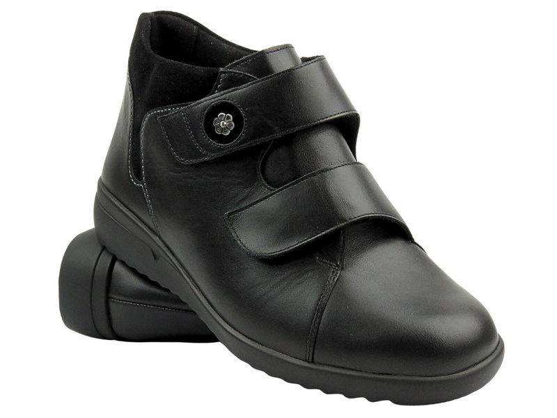 Hohe Damen-Stiefeletten (H) – AXEL 4379, grau