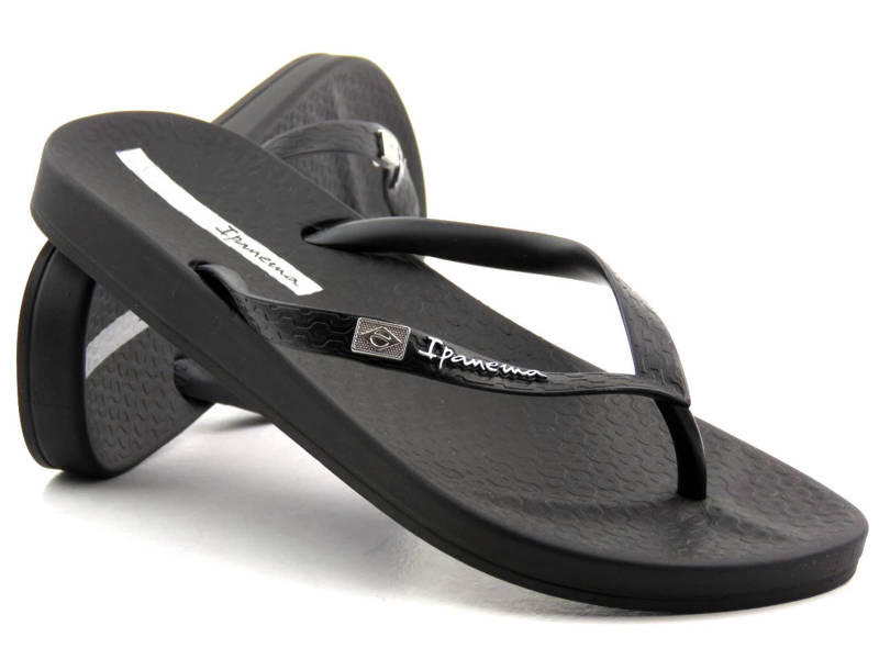 IPANEMA 82932 Damen-Gummi-Flip-Flops, schwarz