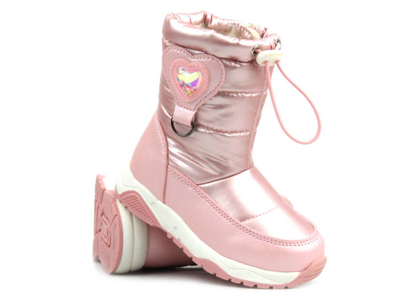 Isolierte Kinder-Schneestiefel – AMERICAN CLUB XD 111/23, rosa