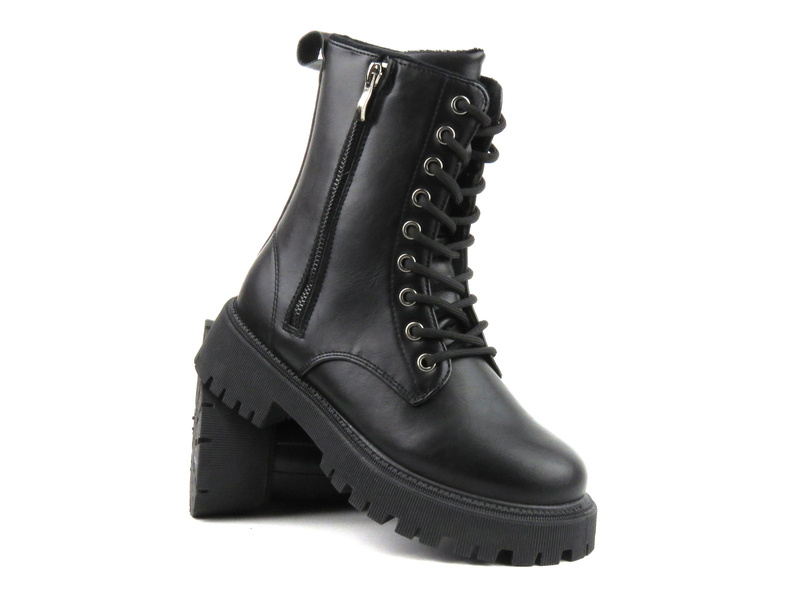 Isolierte Stiefel, Damenstiefel - NEWS 22BT26-5013, schwarz