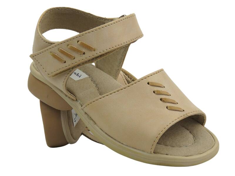 Kinder-Mädchensandalen Jastrzębski 085, beige