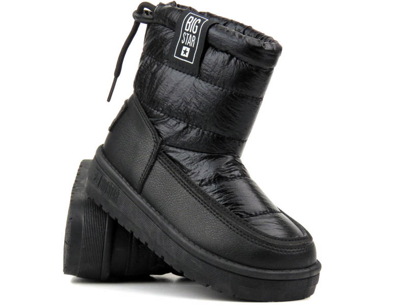 Kinder-Schneestiefel mit Kordelzug – BIG STAR KK374220, schwarz