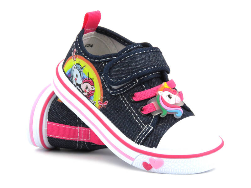 Kinder-Sneaker, Sneakers mit Katze – American Club TEN 91/23, rosa