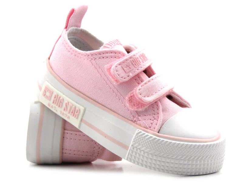 Kinder-Sneaker mit Klettverschluss – BIG STAR KK374083, rosa