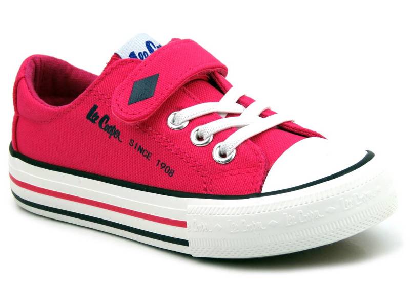 Kinder-Sneaker mit Klettverschluss – LEE COOPER 22-44-0802K, Fuchsia