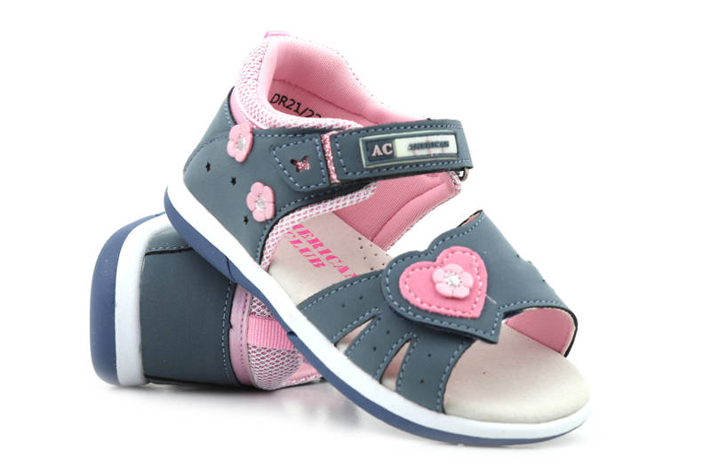 Kindersandalen für Mädchen – American Club DR 30/22, Marineblau