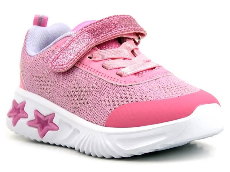 Kindersportschuhe mit Sternen - AMERICAN CLUB ES69/22, rosa