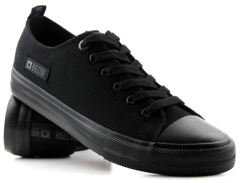 Knöchelhohe Herren-Sneaker – BIG STAR KK174007, schwarz