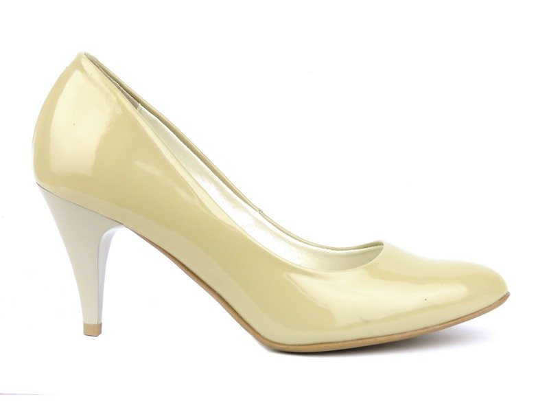 Lederpumps mit hohen Absätzen – Lewski 2391/2, beige