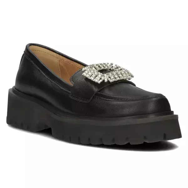 Lederschuhe, Damen-Loafer - Filippo DP4793/23, schwarz