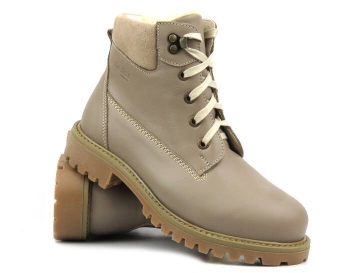 Lederstiefel - HELIOS Komfort 555, beige