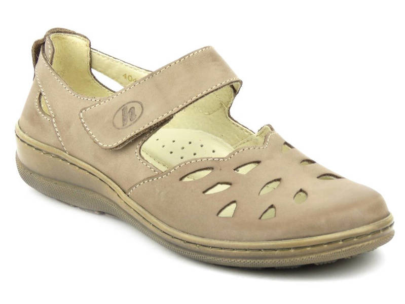 Leichte und bequeme Damenschuhe für den Frühling - HELIOS Komfort 4043, beige