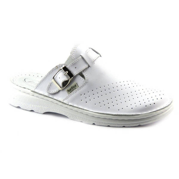 Medizinische Flip-Flops für Herren des polnischen Herstellers HELIOS KOMFORT 011, weiß