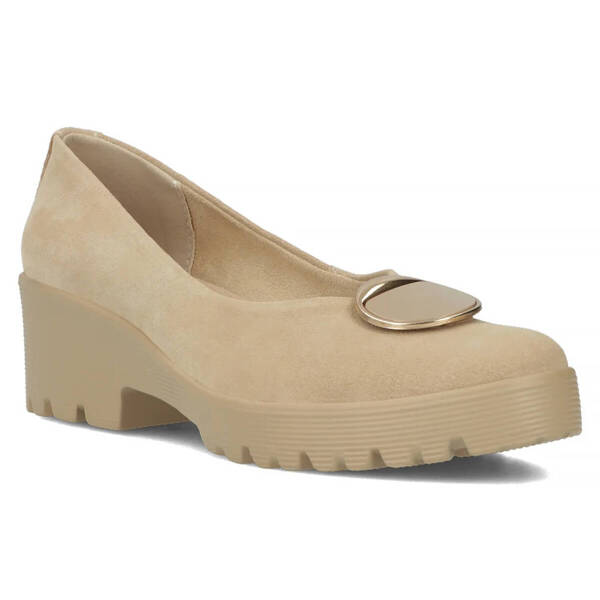 Pumps, Damenschuhe mit hohen Absätzen - Filippo DP4569/24, Beige