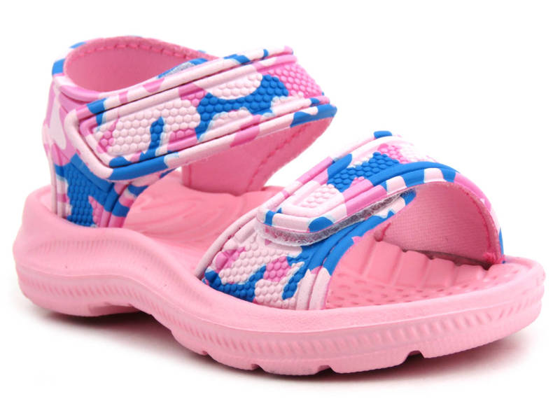 Schaumstoff-Sandalen für Kinder mit Klettverschluss – AXIM 2234, rosa