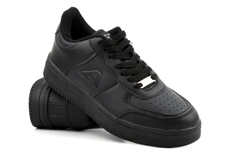 Schwarze Damen-Sneaker American ES 92/22, schwarz