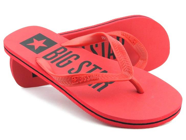 Sport-Flip-Flops für Herren – BIG STAR BIG STAR FF174489, rot