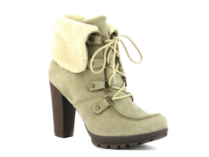 Warme Damenstiefeletten - Best-But 564, Cappuccino