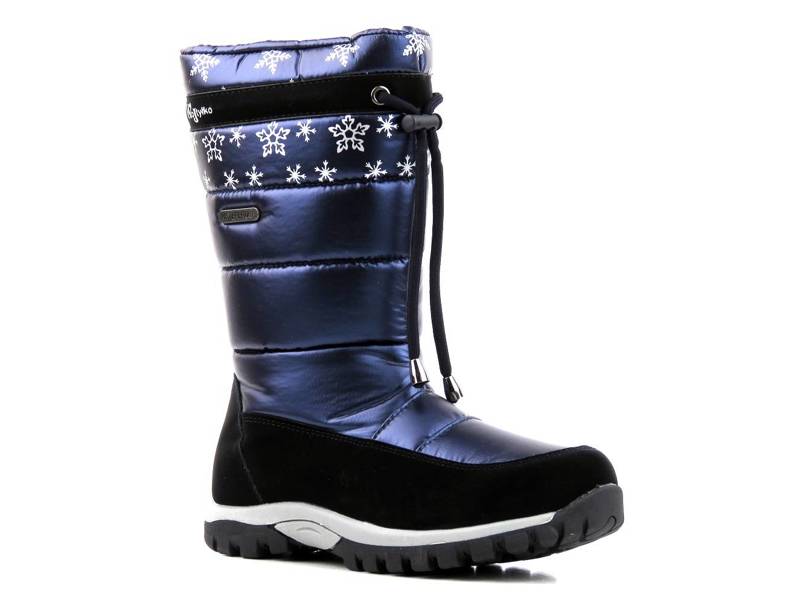 Wasserdichte Kinder-Schneestiefel – WOJTYŁKO 21036, Marineblau