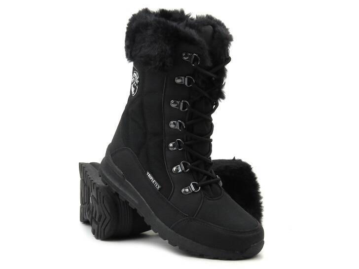 AMERICAN CLUB SN28/23 hohe Damen-Schneestiefel, Softshell und Tripletex