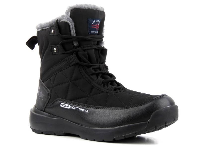 Aqua Soft Shell Damen-Schneestiefel – LEE COOPER LCJ-21-17-0590L, schwarz