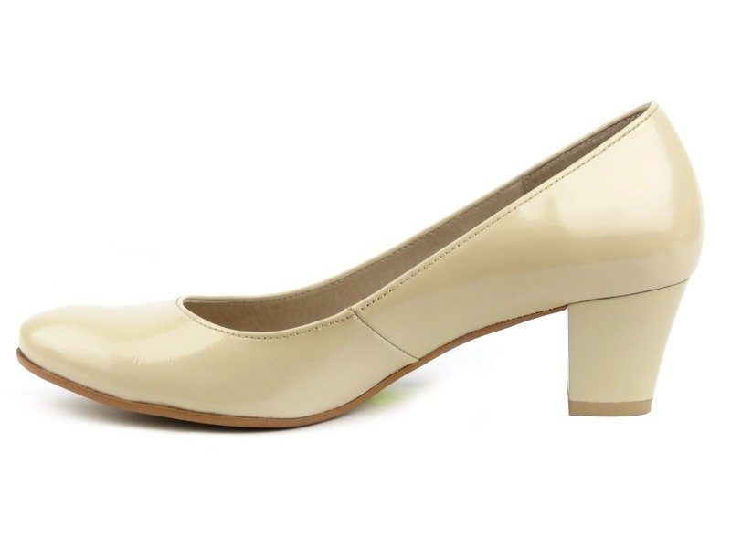 Bequeme Lederpumps Agxbut 430, beige